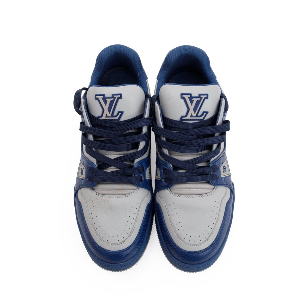 Louis Vuitton Navy and White Athletic Shoes